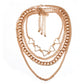Jewelry Hip Hop Punk Chain Multilayer Necklace Female Simple Versatile Peach Heart Set Necklace