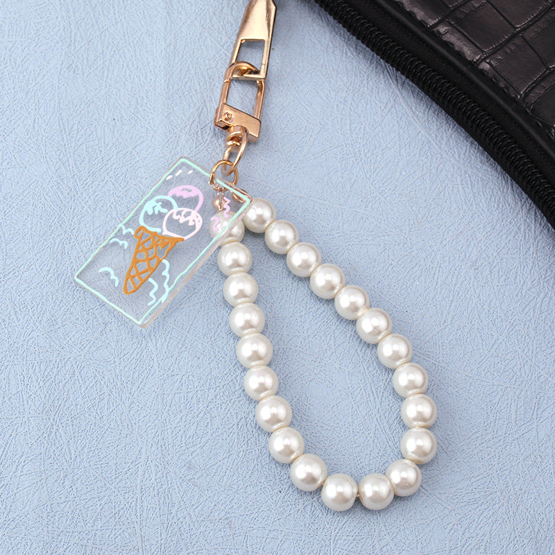 Xingdelu key chain cute creative soft pottery cartoon doll doll acrylic dinosaur rabbit bag pendant