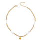 N154 Bohemian Ethnic Necklace CCB Beaded Leisure Vacation Necklace Simple Fashion Necklace Women