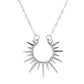 Sunflower Pendant Necklace Retro Metal Clavicle Chain Fashion Creative Jewelry Women