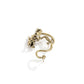 Jewelry Sweet Cool Flower Elf Earrings Female Personality Creative Snake Dragon Shape Animal Outline Earrings