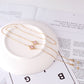 Simple four-leaf clover glass diamond jewelry metal chain sunglasses chain non-slip mask decorative hanging chain