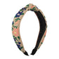 F3964 Simple Fabric Art Headband Small Fresh Knotted Sweet Hair Accessories Embroidered Leaves Flowers Fashion Headband