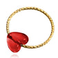 Explosive style ins retro color love circle ring female simple all-match boudoir honey friendship ring