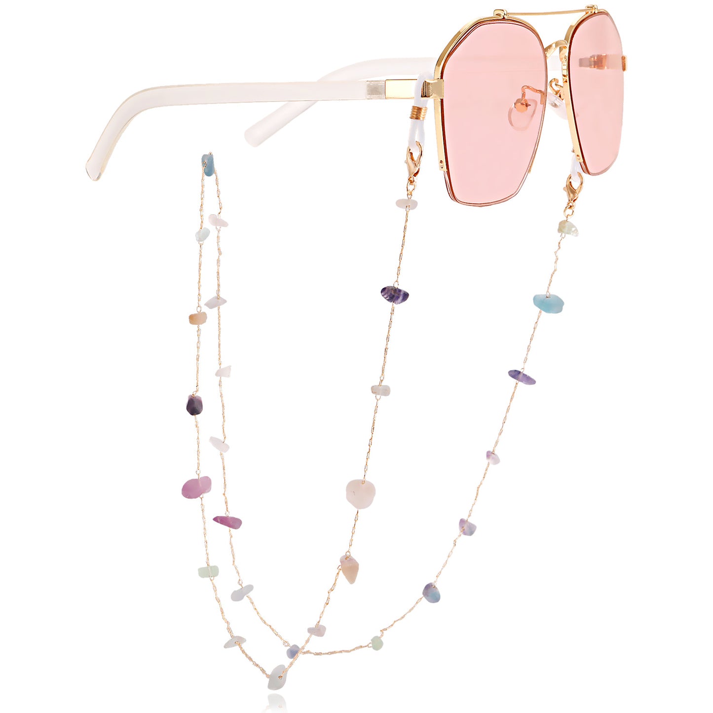 Mask hanging chain glasses hanging chain gravel glasses chain mask chain chain glasses hanging rope