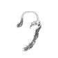 Retro punk elf flying dragon ear hanging single creative metal cat bat without hole ear bone clip