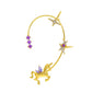 Ins diamond-studded butterfly ear hanger women without ear piercing butterfly ear bone clip fashion niche exaggerated wing ear clip