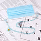 Children's anti-lost mask lanyard chain cartoon smiling face flower glasses chain mask lanyard dual-use