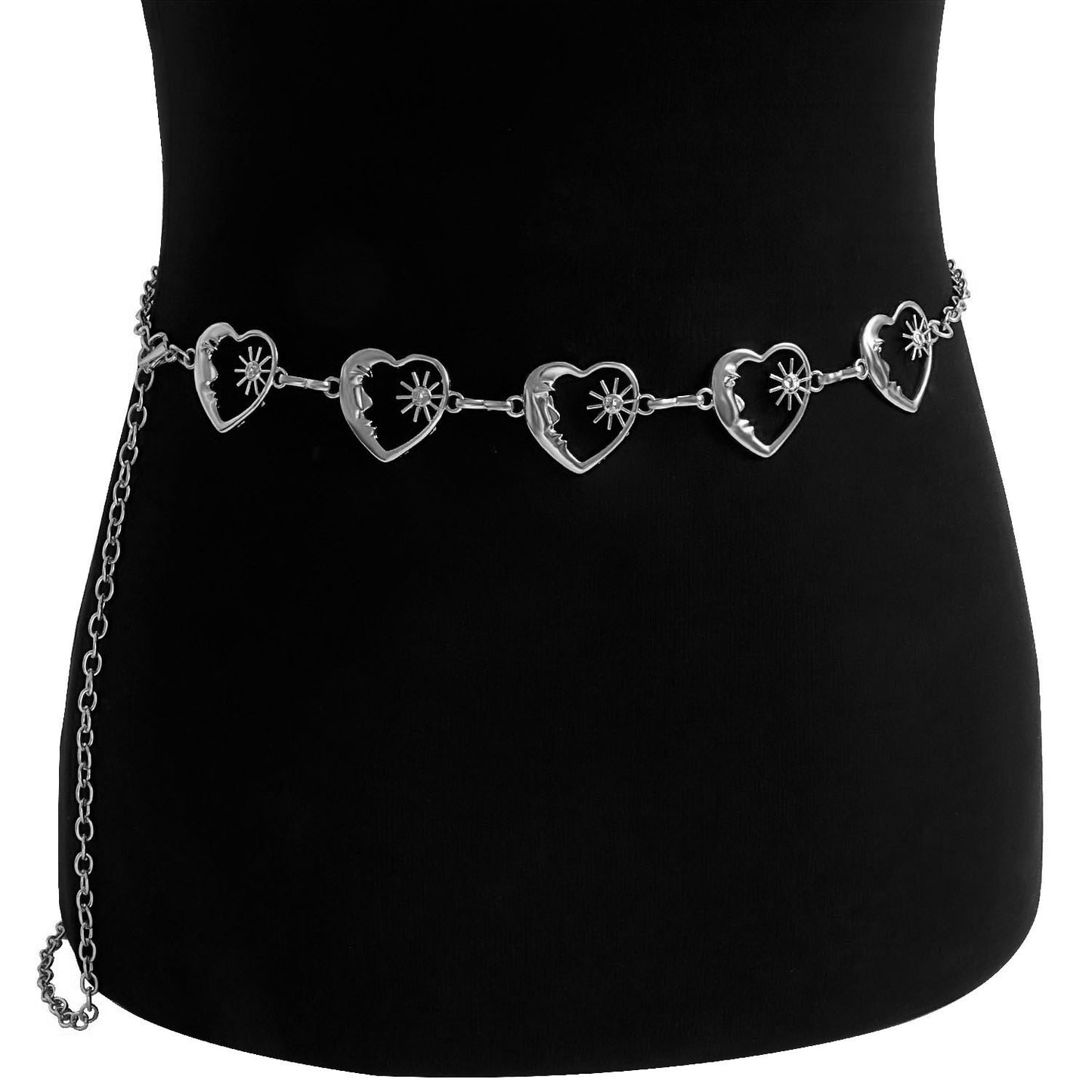 Atmospheric Metal Pendant Waist Chain Female Accessories Trendy Fashion Spice Girl Body Chain Dress Belt Chain