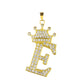The same letter crown necklace copper micro-inlaid zircon clavicle chain punk hip-hop couple jewelry