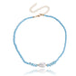Jewelry Bohemian Small Rice Bead Crystal Imitation Pearl Necklace Necklace Women's Necklace Doesn't Fade