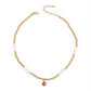 N154 Bohemian Ethnic Necklace CCB Beaded Leisure Vacation Necklace Simple Fashion Necklace Women