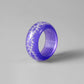 Simple fashion trend thorn pattern Mori resin luminous ring