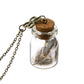 Fashion Beach Fresh Luminous Necklace Drifting Bottle Flower Luminous Jewelry Clavicle Chain