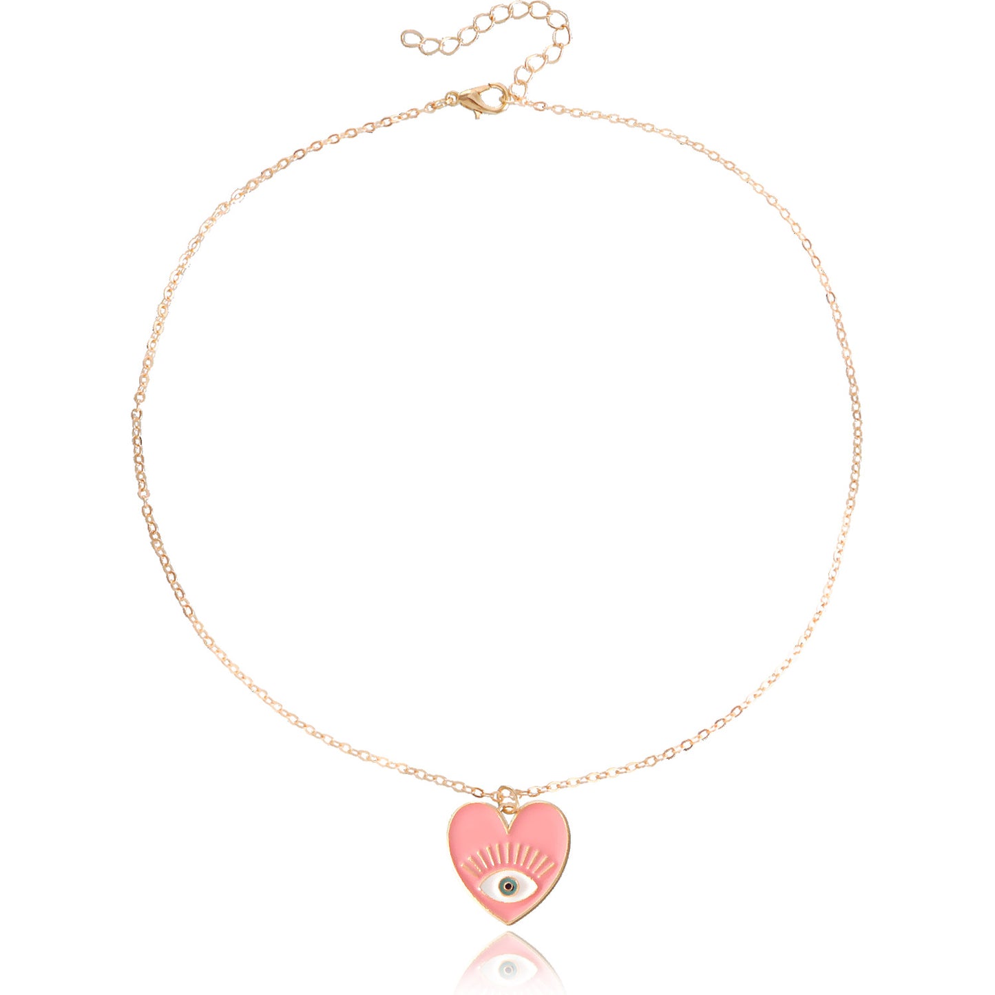 Jewelry Simple and Versatile Eye Pendant Necklace Female Personality Devil's Eye Fashion Love Necklace