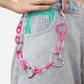 Hip Hop Punk Heart Waist Chain Fashion Pants Chain Acrylic High Street Rock Trend Decoration
