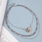 Fashion all-match necklace trend personality multi-layer chain with diamond big butterfly pendant necklace neck chain