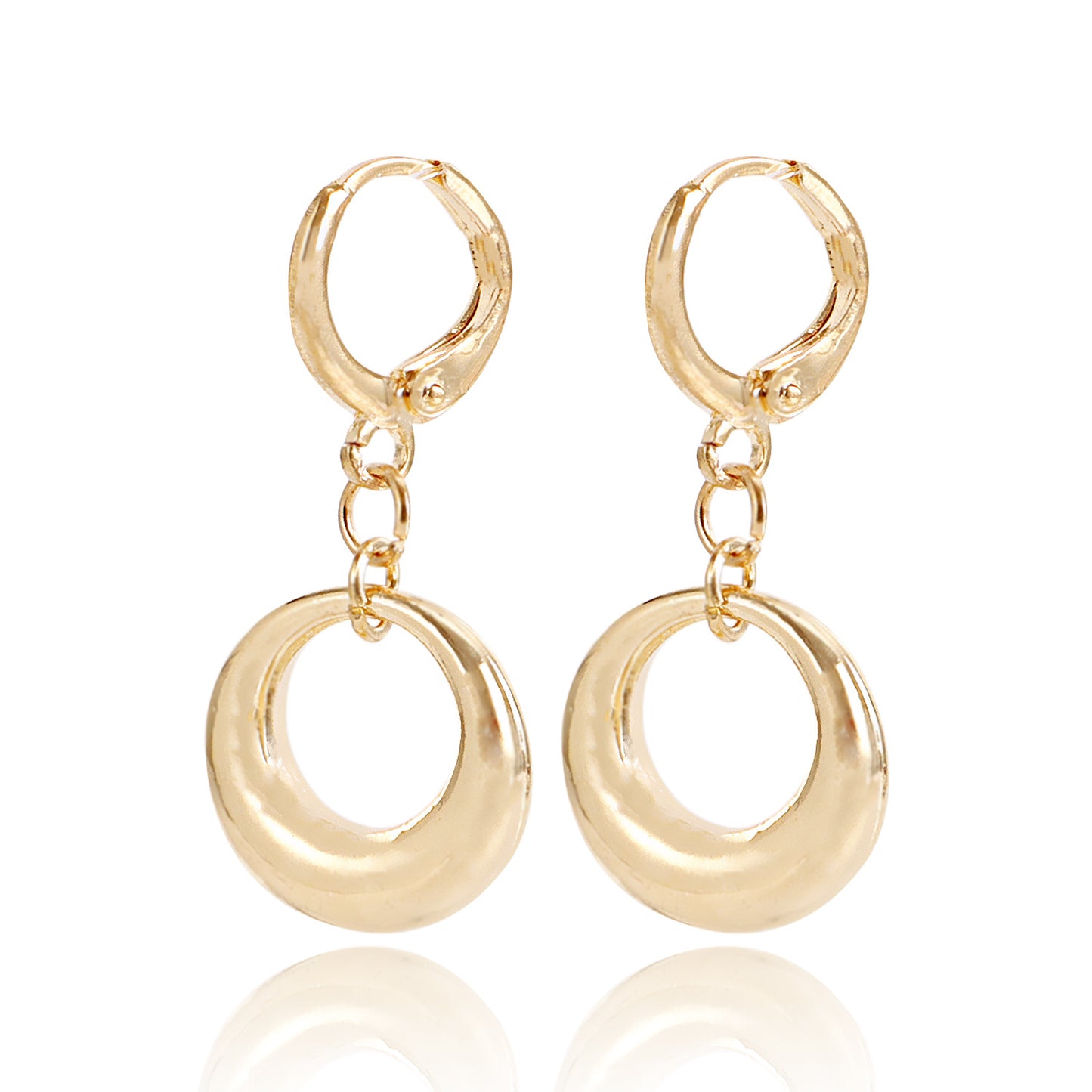 Jewelry ins hot girl geometric planet love pendant earrings female earrings high quality
