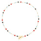 Jewelry Fashion Temperament Colorful Crystal Glass Beads Necklace Simple OT Buckle Short Flower Necklace