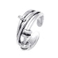 Old opening geometric ring ins personality trend adjustable irregular ring punk jewelry female