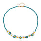 Jewelry Bohemian Daisy Contrast Color Beaded Necklace Retro Rice Bead Flower Clavicle Necklace Female