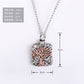 Japanese animal pet remains commemorative heart-shaped pendant can open crystal urn necklace jewelry