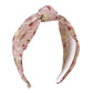 F4489 spring and summer small fresh floral embroidery headband women's chiffon yarn knotted gentle simple retro sweet headband