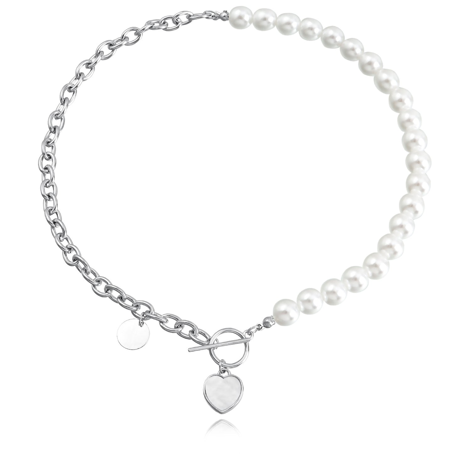 Jewelry INS cross love mother-of-pearl necklace necklace female sweater chain trendy matching accessories