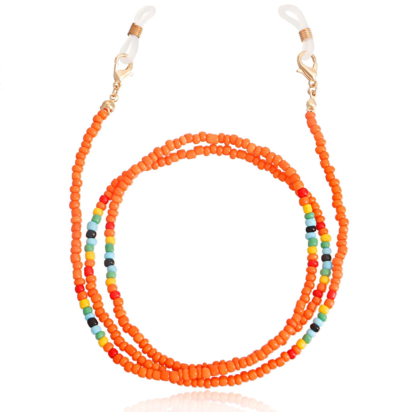 Accessories trend color rice beads glasses chain jewelry beaded accessories mask chain non-slip