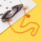 Children's anti-lost mask lanyard chain cartoon smiling face flower glasses chain mask lanyard dual-use