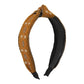 F3968TikTok ancient embroidery fabric simple headband geometric rhombus fresh headband