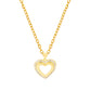 ZN161TikTok Light Luxury Geometric Niche Love Necklace Hollow Micro-inlaid Irregular Necklace