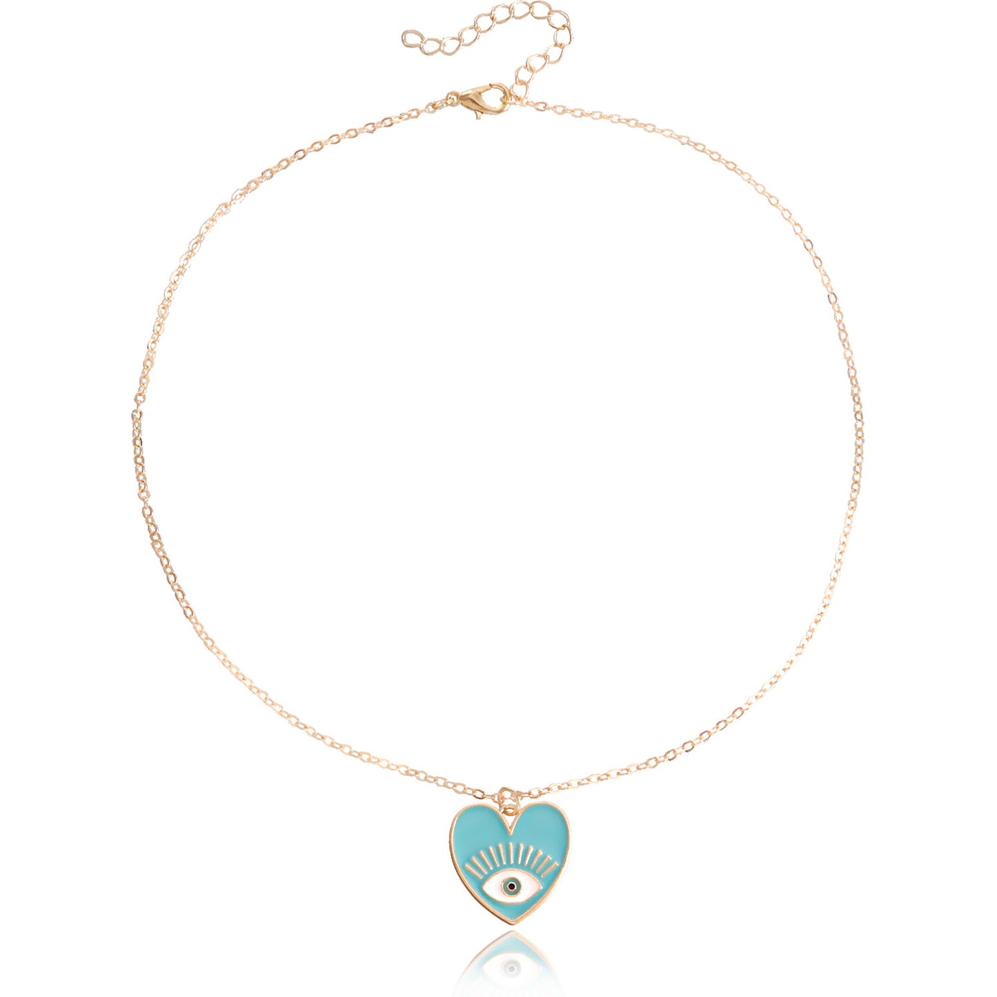 Jewelry Simple and Versatile Eye Pendant Necklace Female Personality Devil's Eye Fashion Love Necklace
