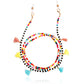 Mask hanging chain glasses chain acrylic pearl rice bead mask chain