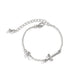 Jewelry temperament cold imitation pearl chain bracelet hip-hop simple metal cross jewelry