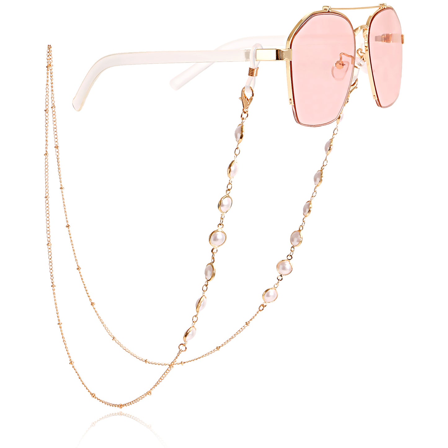 Jewelry Glasses Chain Mask Hanging Chain Fashion Crystal Devil Eyes Sunglasses Chain