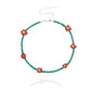 Jewelry Rice Bead Flower Necklace Women's Fashionable Temperament Adjustable Necklace