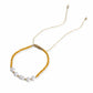 Jewelry ins adjustable special-shaped imitation pearl transparent rice bead color hand rope female colorful rope
