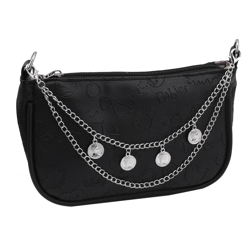 Jewelry Fashion Trend Bag Chain Versatile Bag Shoulder Strap Metal Single Shoulder Strap Bag Accessories