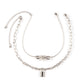 Jewelry creative pop all-match punk metal prickly padlock necklace collarbone chain