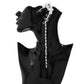 Retro temperament no ear piercing flower tassel ear bone clip female small crowd simple and irregular leaves branches and tendrils ear hanging