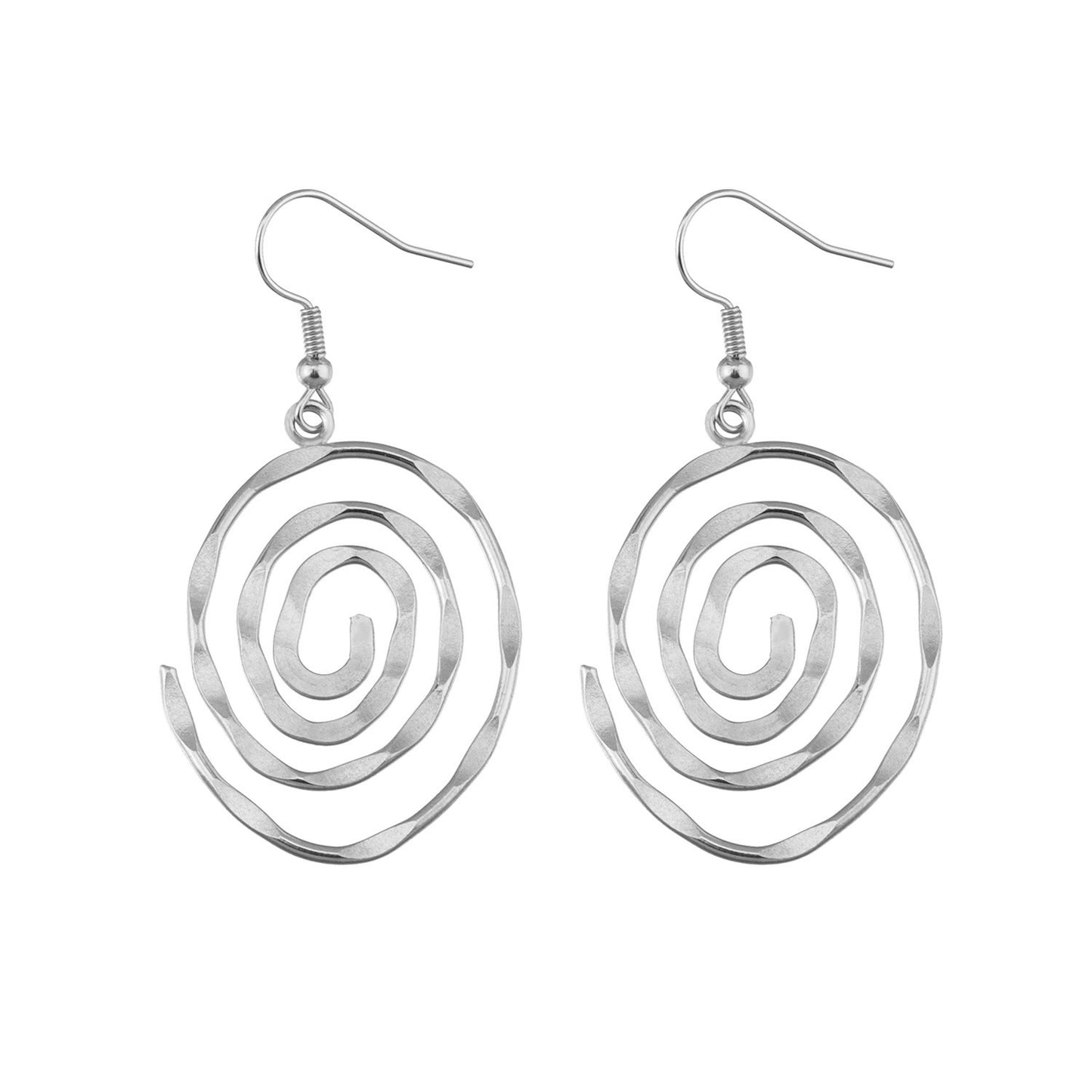 Jewelry Fashion Creative Hollow Round Swirl Earrings Women's Trendy Earrings