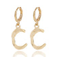 Jewelry ins hot girl multi-element bee geometric pendant earrings female earrings high-end ladies