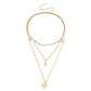 Jewelry Multi-layer Shining Star Pendant Necklace Women's Sweater Chain Personality Trendy Cool Versatile Necklace