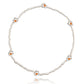 Jewelry Personality Color Beaded Ethnic Necklace Creative Rice Beads Woven Flower Elastic Rope Necklace