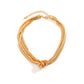 Jewelry metal texture knotted chain necklace female punk hip-hop geometric clavicle necklace