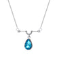 Simple and cold zircon pendant necklace fashion five-pointed star key cat clavicle chain niche design