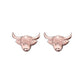 Explosive Children's Jewelry Cute Cartoon Cow Earrings Female Fashion Small Animal Earrings Jewelry