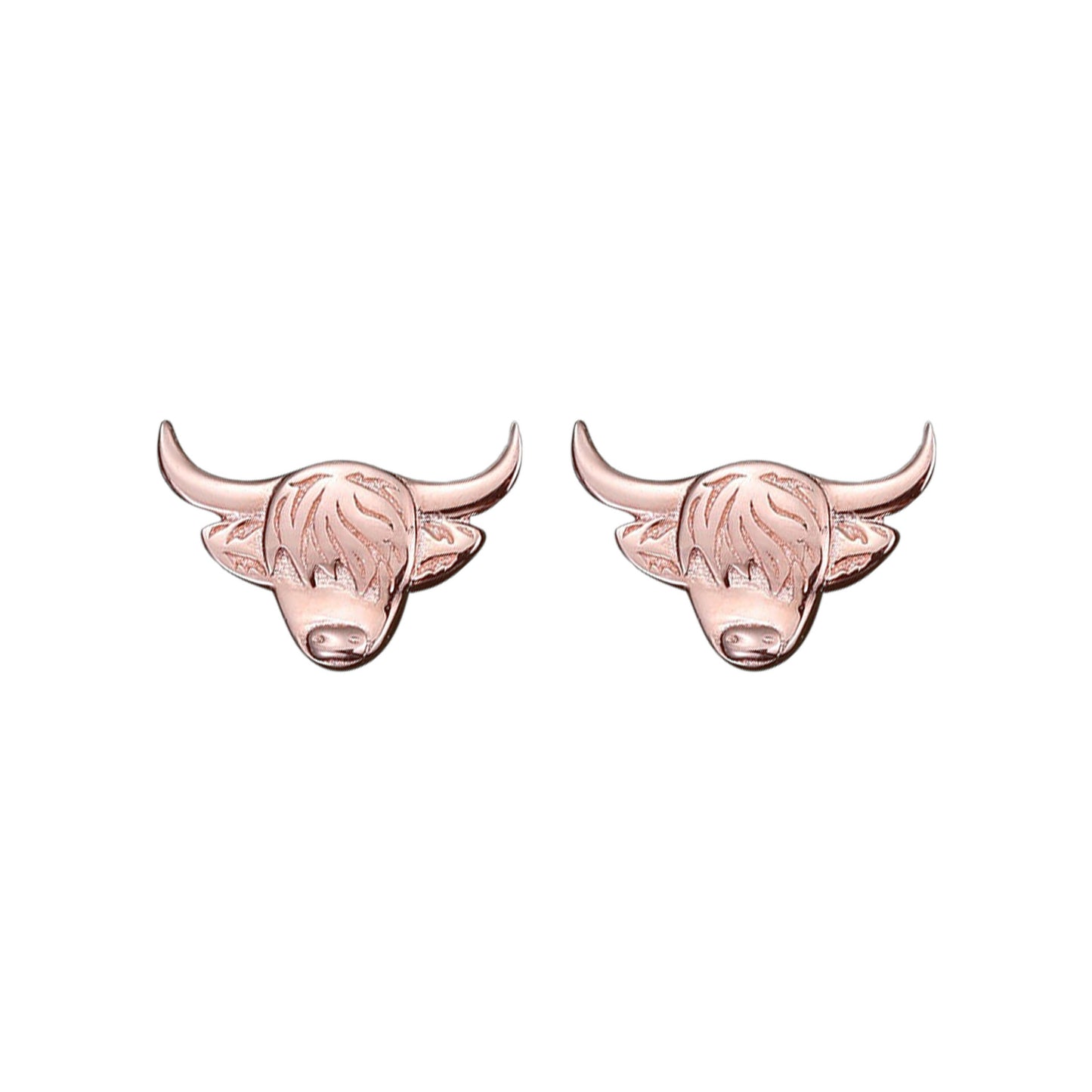 Explosive Children's Jewelry Cute Cartoon Cow Earrings Female Fashion Small Animal Earrings Jewelry