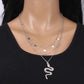 Popular Jewelry Clavicle Chain Retro Simple Fashion Snake Shape Multilayer Geometric Necklace